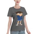 thumbnail image 2 of T-Shirt Basique à Manches Courtes pour Femmes Detective Conan Conan, 2 of 6