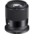 thumbnail image 2 of Sigma 30mm F/1.4 DC DN Contemporary Lens for Nikon Z Bundle Including 64 GB Memory Card + Memory Card Reader +  Lens Cap + 3-Piece Filter Kit + Full Cleaning Kit and More, 2 of 4