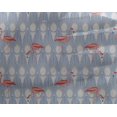 thumbnail image 4 of oneOone Georgette Viscose Fabric Geometric & Flamingo Bird Printed Craft Fabric BTY 42 Inch Wide, 4 of 4