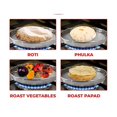 thumbnail image 3 of 8 Inch Dia, Stainless Steel Barbeque Grill, Roaster For Papad, Phukla, Roti, Brinjal Jali / Mesh Griller, for Kitchen Cooking., 3 of 7