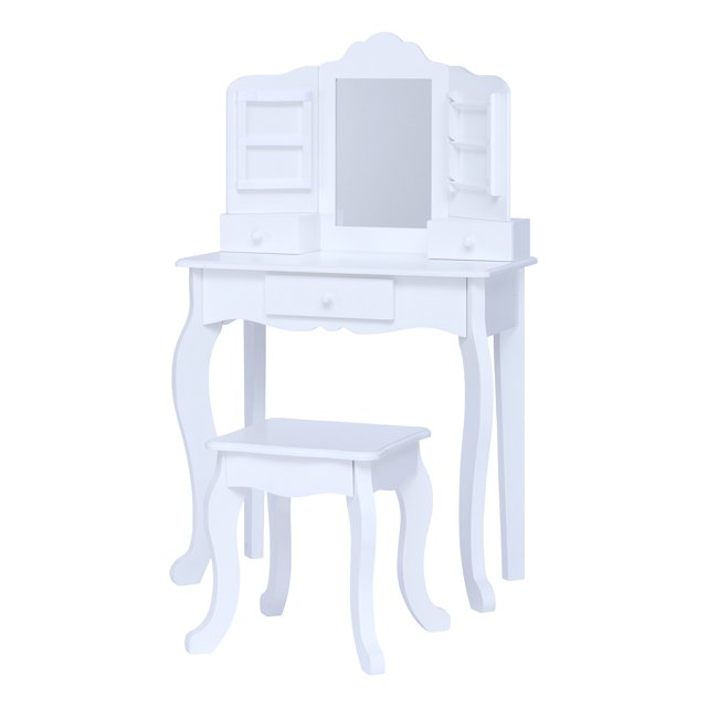 Teamson Kids Vanity Set Little Princess Anna Medium Roleplay Playset White