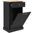 thumbnail image 1 of HOMCOM Armoire à Déchets Basculante, Armoire à Poubelle Dissimulée avec Tiroir, 1 of 10
