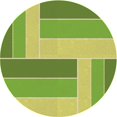 thumbnail image 1 of Ahgly Tapis d'Intérieur Lavable en Machine Carré Vert Caméléon, 3 Pieds Carré, 1 of 7