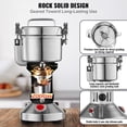 thumbnail image 3 of VEVOR 750g Commercial Spice Grinder Electric Grain Mill Grinder High Speed, 3 of 9