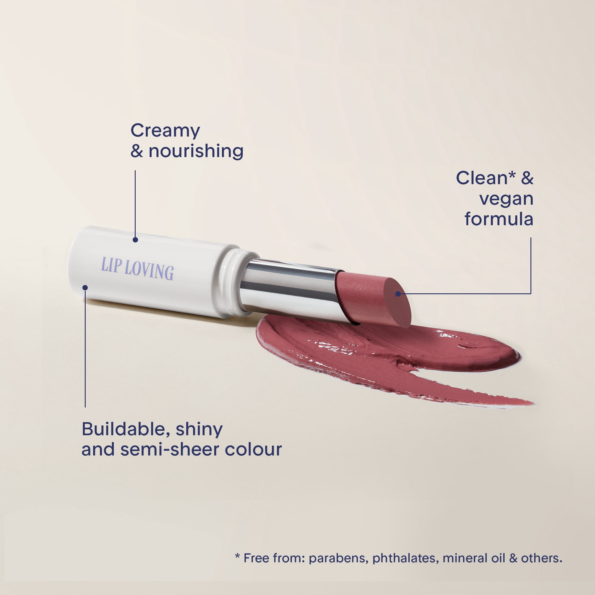 Marcelle Lip Loving Couleur et soin huile-en-stick