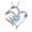 I, variant on EGNMCR Necklaces & Pendants Birth Month Birthstone Necklace For Women Girls, Alloy Heart Necklace Pendant Mother Daughter Necklace Birthday Jewelry Gifts For Ladies Mom Grandma Teens With The Necklace