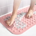 thumbnail image 2 of RKSTN Bathroom Rugs Rubber Backing Non-slip Can Massage Or Scrub The Soles Of The Feet Can Be Used As A Bathroom Floor Mat Shower Rug In Front Of The Bathtub Non-Slip Bath Mat, 2 of 9