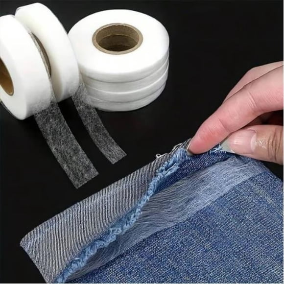 Staron 1" Fabric Tape for Clothes, Hem Tape No Sew No Iron Clothing Tape, Fabric Tape Adhesive Hemming Tape for Pants