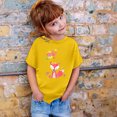 thumbnail image 2 of TZEWGL Tops For Kid Graphic Print Round Neck Loose Short Sleeve Top For Girls Boys size 3-4T, 2 of 4