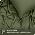 thumbnail image 2 of Bare Home TENCEL™ Sheet Set - Lyocell derived from Eucalyptus - Full, Cypress, 2 of 7