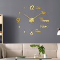 thumbnail image 1 of Dvkptbk Clock Frameless DIY Wall Mute Clock Mirror Sticker Home Office Decor Home Decor, 1 of 5