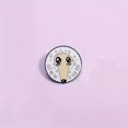 thumbnail image 1 of Anime Inspired Cute Pin Badge, Cartoon Character Brooch With Large Eyes And Long Nose, Simple And Whimsical Brooch Accessory, 1 of 5