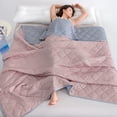 thumbnail image 4 of Yhmxh Bedding Double Bedding Quilt - Blue And Purple Double Bedding Quilt Suitable For All Seasons Soft Cover Quilt Skin-friendly Throw Blanket Machine Washable Microfiber Bed Sheet Set, 4 of 6
