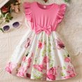 thumbnail image 1 of Robes pour Tout-Petites Fille Robe Fleurie Robe d'Anniversaire pour Filles Robe Chic Vêtements d'Été pour Filles 2-3 Ans, 1 of 8