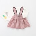 thumbnail image 2 of LUOGENLI Robe Bébé Filles Vêtements Enfants Été Tout-Petit Floral Froncé Sans Manches Robes Robe Filles Robe pour Filles Travail Tendance 2-3 Ans, 2 of 4