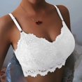 thumbnail image 2 of B91xZ Soutien-Gorge Triangle à Bretelles Réglables Mode Grande Taille Fermeture Arrière avec Armatures, Blanc P, 2 of 5