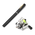 thumbnail image 1 of Pocket Collapsible Fishing Rod Reel Combo Mini Pen Fishing Pole Kit Telescopic Fishing Rod Spinning Reel Combo Kit, 1 of 8