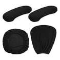 thumbnail image 1 of Maoww Housse Extensible pour Chaise de Bureau Chaise d'Étude Chaise de Jeu Fauteuil Noir, 1 of 9