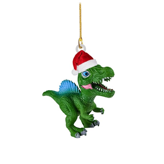 Acrylic Plane Christmas Dinosaur Pendant Christmas Tree Pendant