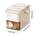 thumbnail image 2 of Horivan Portable Press Type Quick Freezing Easy Demolding Ice Cube Mold Ice Making Box, 2 of 8