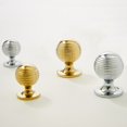 thumbnail image 2 of Suyin Queen Anne Reeded Door Knob Beehive Cabinet Knobs Solid Brass Material, 2 of 9
