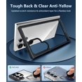 thumbnail image 5 of KOMI for Samsung Galaxy S25-Ultra Case: Military Grade Drop Protection Anti Yellowing Cell Phone Cover - Rugged Shockproof Protective Bumper Transparent Cases Black, 5 of 5