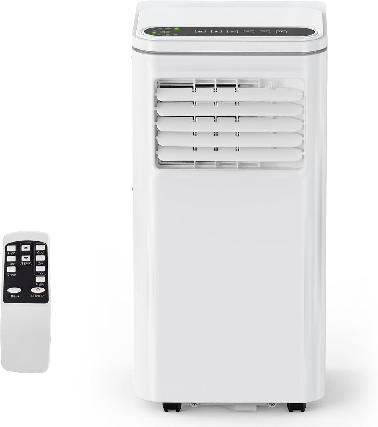 10000 BTU Portable Air Conditioner – 4-in-1 Portable AC Unit with Cooling, Fan, Dehumidifier & Sleep Mode, Quiet AC with Remote Control, Cools up to 450 Sq.Ft