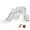 Grey, variant on Gymax 9 in 1 Toddler Slide L Shaped Kids Slide & Climber Playset w/ Basketball Hoop Yellow