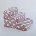 thumbnail image 3 of 3/4 Pets Steps Foam Dogs Secure Stairs Ramps Non-Slip Pets Star Steps for Protect Older Dogs Pets with Joint Pain Sofa Bed Ladde,3S blue, 3 of 4