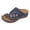 Blue, variant on Wedge Sandals for Women Slip On Dressy Summer Flip Flops Sandal Lightweight Memory Foam Platform Slide Shoes Brown Size 7.5
