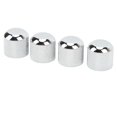 thumbnail image 3 of 4Pcs Guitar Tone Volume Knob Professional Metal Potentiometer Hat Cap Parts Accessories with Slot Screwdriver Silver, 3 of 14