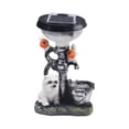 thumbnail image 3 of Outdoor Garden Dwarf Statue-resin Statue Lighting Rabbit Squirrel Solar Led Light Welcome Sign Gnome Yard Lawn Large Figurine, 3 of 11