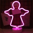 thumbnail image 1 of Labymos Cute Design Night Light Beside Lamp 3 * AA Cell Operated USB Powered Portable, 1 of 8