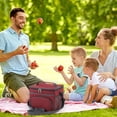 thumbnail image 4 of Kyursd Organisateurs d'Été et Rangement Offre Spéciale! Grand Sac à Lunch Isolé 15L Boîte à Lunch Réutilisable pour Bureau Pique-Nique Randonnée Plage Sac Isotherme Étanche avec Bandoulière Réglable, 4 of 6