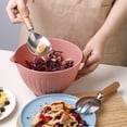 thumbnail image 4 of Hearth & Gear Large Capacity Bowl Minimalist Pointed PP Tableware Fork Spoon Baking And Mixing Bowl Kitchen Aid Stand Mixer 5 Quartz Cake Mixer with Bowl And Stand Portable Mixer Stand Toastmaster, 4 of 5