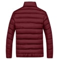 thumbnail image 2 of Pisexur Men's Puffer Jacket Packable Down Jacket Lightweight Puffer Jacket Hooded Winter Jacket, 2 of 3