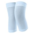 thumbnail image 3 of Sentmoon NonSlip Synthetic Silk Knee Protectors Warm Knitting Yoga Knee Pads Breathable Support Home Leg Protection Cold Weather Gear Soft Flexible Sleeve for Arthritis Sports, 3 of 4