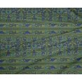 thumbnail image 4 of oneOone Polyester Lycra Fabric Leaves & Floral Block Decor Fabric Printed BTY 56 Inch Wide, 4 of 4