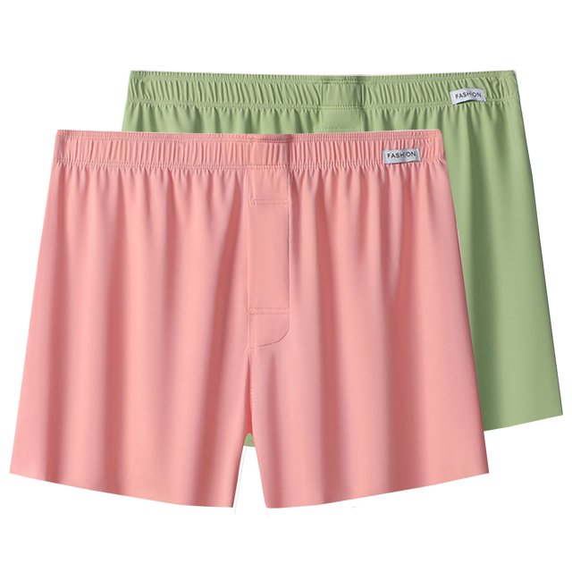 Man Fashion Solid Color Sleeping Pants Loose Shorts Pajamas Shorts