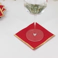 thumbnail image 3 of HLONK 50 Pack | 2 Ply Soft Orange Dinner Party Paper Napkins  Wedding Reception Cocktail Beverage Napkins, 3 of 11