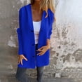 thumbnail image 1 of IMENGL Manteau trench long Décontracté à Capuche à Simple Boutonnage Automne Hiver, Bleu m, Taille M-5TG, 1 of 7
