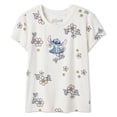 thumbnail image 2 of T-shirt à imprimé Stitch Disney pour filles, 2 of 3