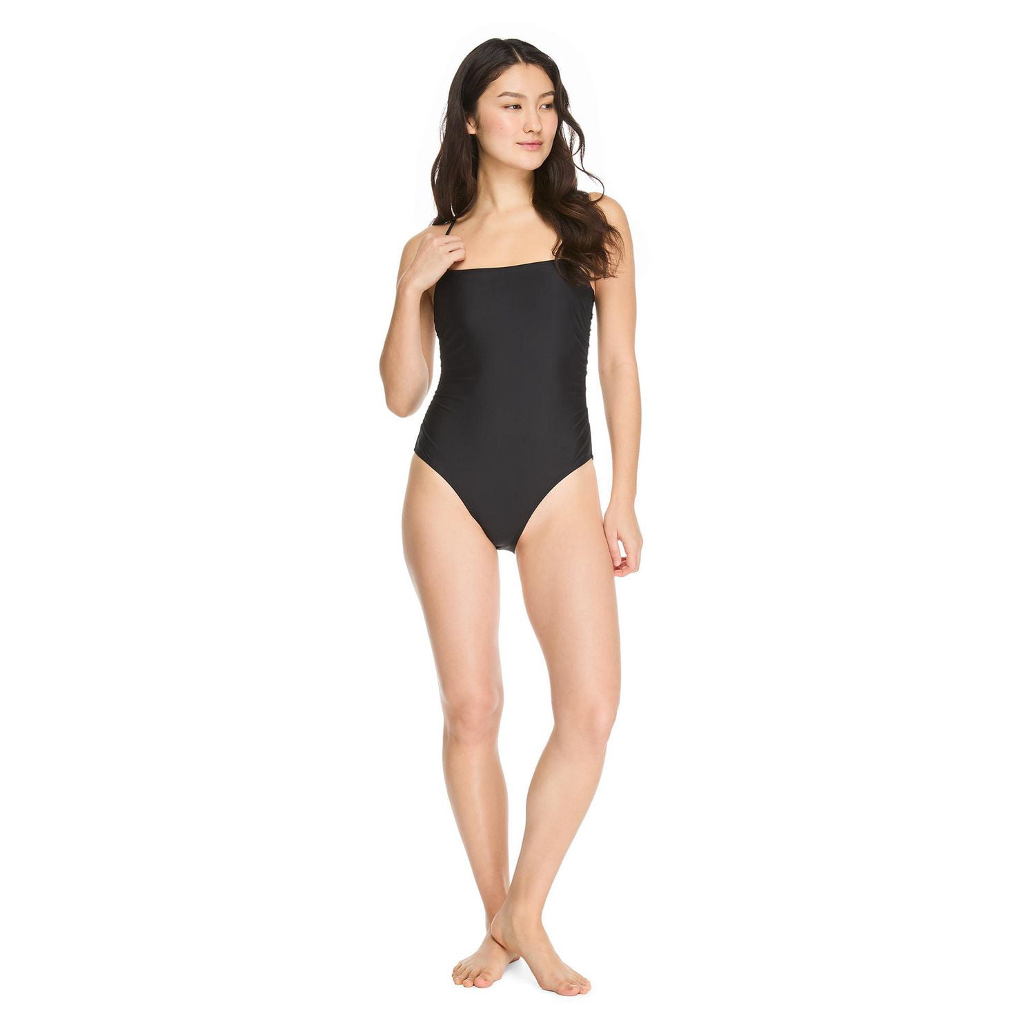 Reebok Women's Shirred One Piece Swimsuit