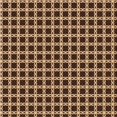thumbnail image 1 of Ahgly Company Tapis d'Intérieur Lavable à la Machine, Carré, Transitionnel, Brun Sable Brun, Tapis de Zone, 6 Pieds Carré, 1 of 7