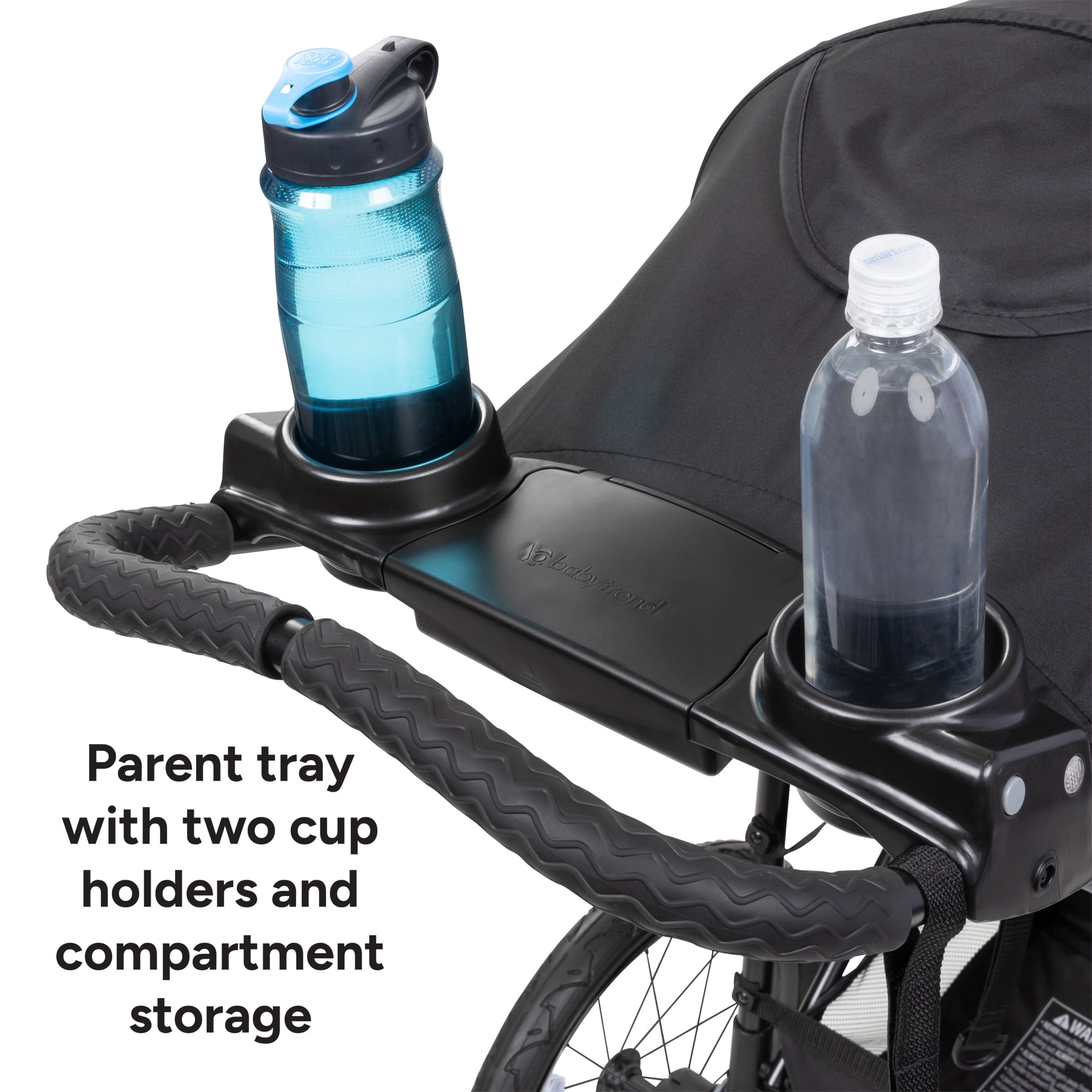 Baby Trend Expedition Zero Flat Jogger Travel System with Led Lights with EZ Lift Plus Infant Car Seat and Base