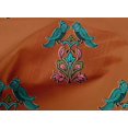 thumbnail image 4 of oneOone Cotton Poplin Fabric Leaves|Bird & Floral Block Printed Craft Fabric BTY 42 Inch Wide, 4 of 4