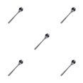 thumbnail image 3 of Ruiboury Exquisite Stainless Steel Mixing Spoon For Tea Essential For Tea Lovers Essential For Tea Drinking Stainless Steel Spoon dog paw black 1 5Set, 3 of 6