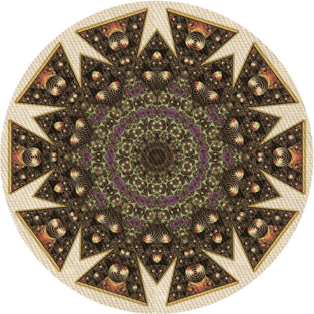 Ahgly Company Tapis de Zone Ronds d'Intérieur Lavables à la Machine, Transitionnels, Brun Boulanger, 6 Pieds Rond