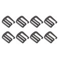 thumbnail image 1 of Unique Bargains 1.26' 32mm Webbing Release G Hook Buckle Adjusters for Backpack Strap, 8Pack Matte Black, 1 of 5