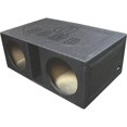 thumbnail image 1 of Boîte de Subwoofer Vide 2 Emplacements de 12 Pouces avec Port, 1 of 1